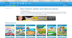 Desktop Screenshot of neongames.co.uk